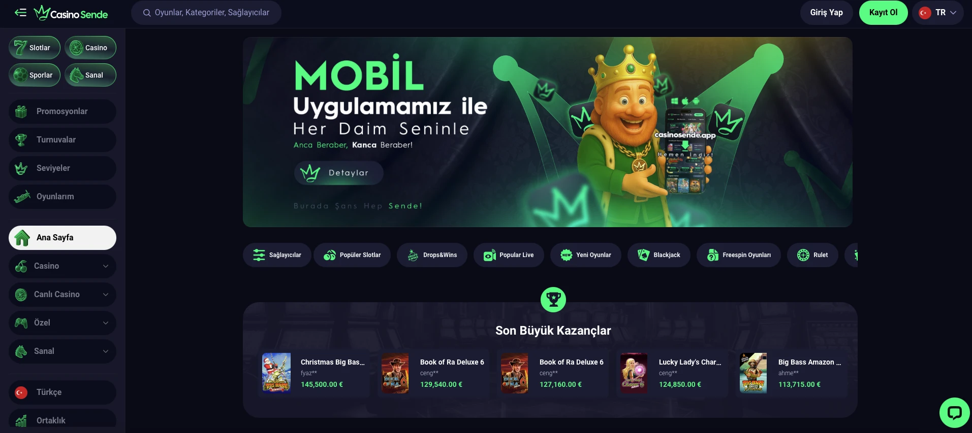 casinosende yeni